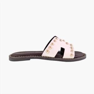 NEW ATELIERS women's follie slide sandals in off white